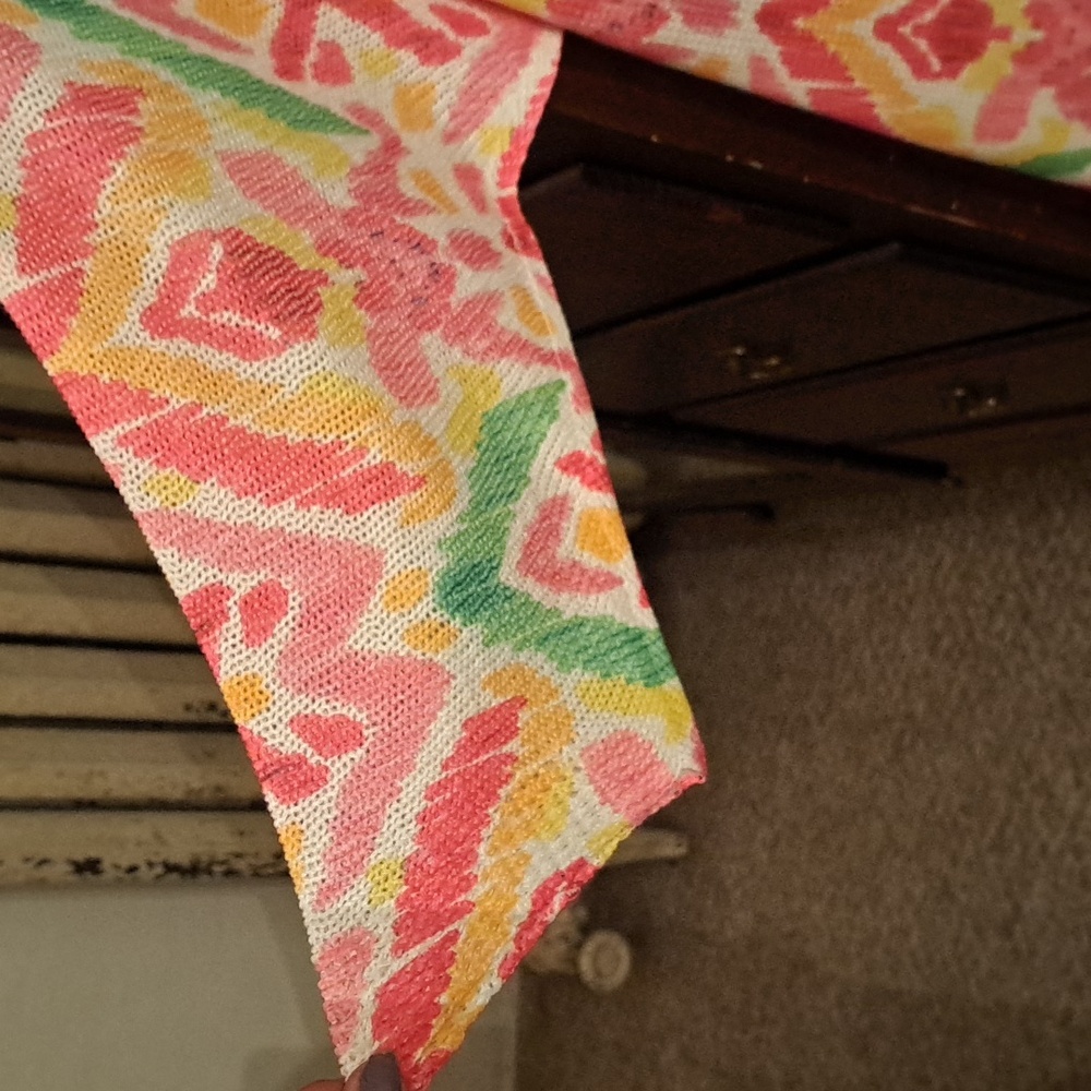 Woman's Multicolor Patterned Swimsuit Coverup - image 4